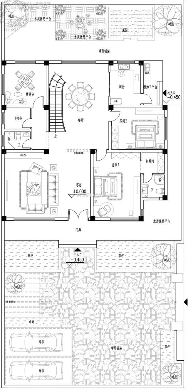 简单的现代别墅设计图 简单的现代别墅设计图