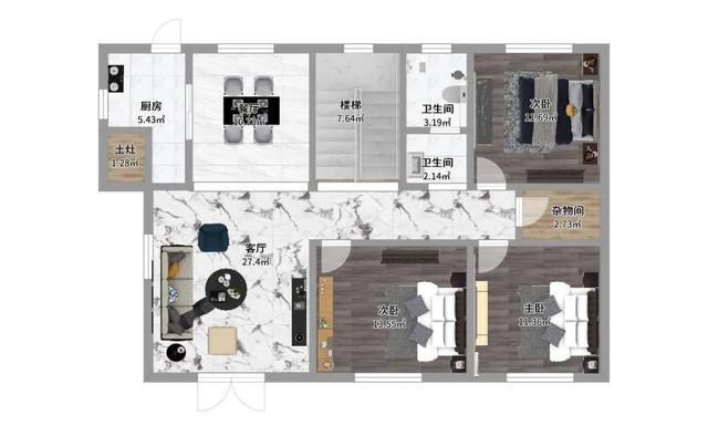 平顶简欧别墅 平顶简欧别墅