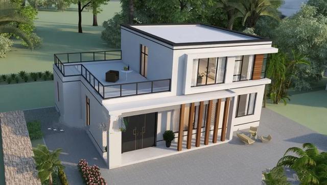 平顶简欧别墅 平顶简欧别墅