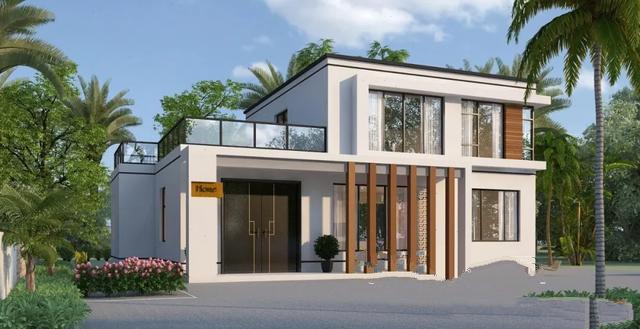 平顶简欧别墅 平顶简欧别墅