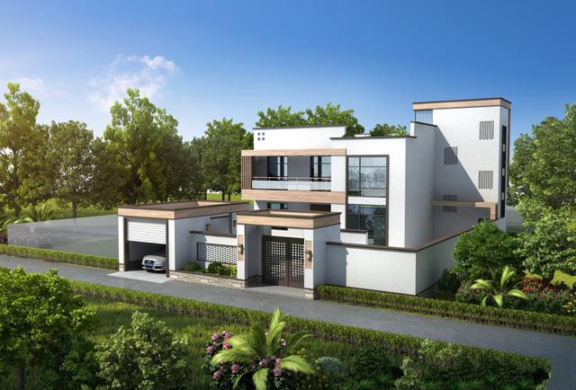 二层现代风格别墅设计 二层现代风格别墅设计