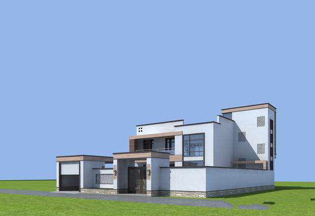 二层现代风格别墅设计 二层现代风格别墅设计