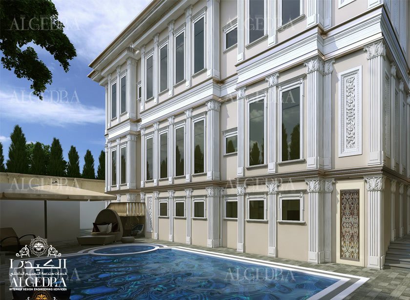 古典风格的现代别墅 古典风格的现代别墅