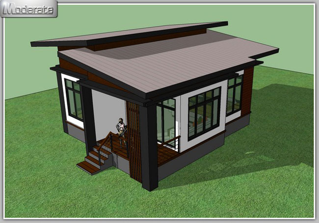 现代农村一层别墅设计 现代农村一层别墅设计