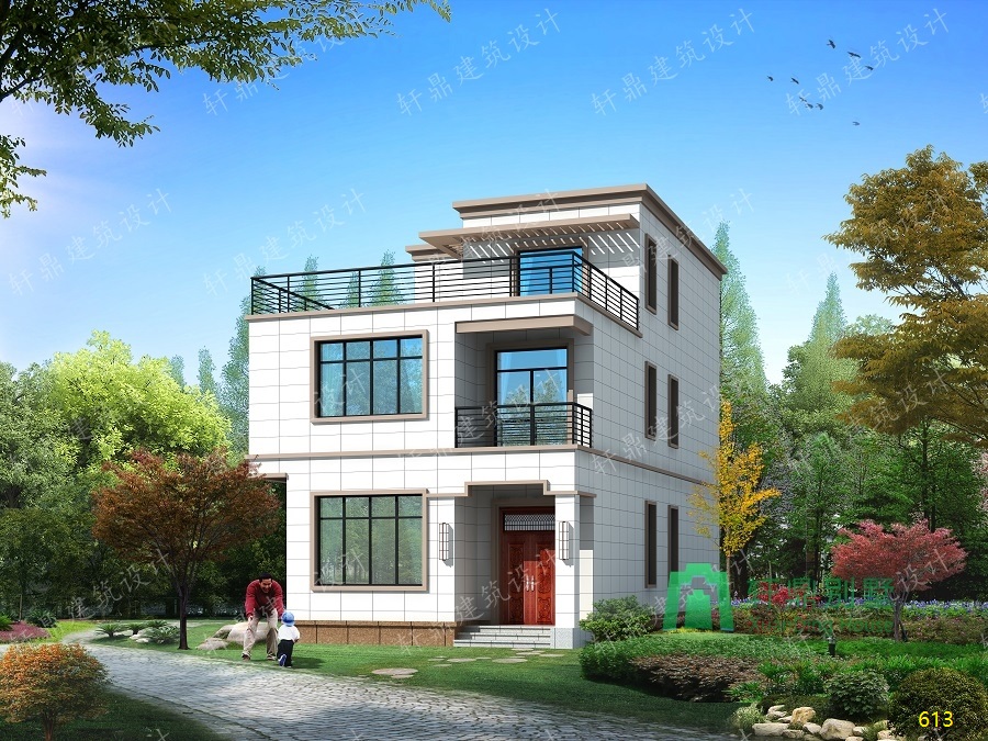 三层自建平顶房屋设计图.jpg 三层自建平顶房屋设计图.jpg