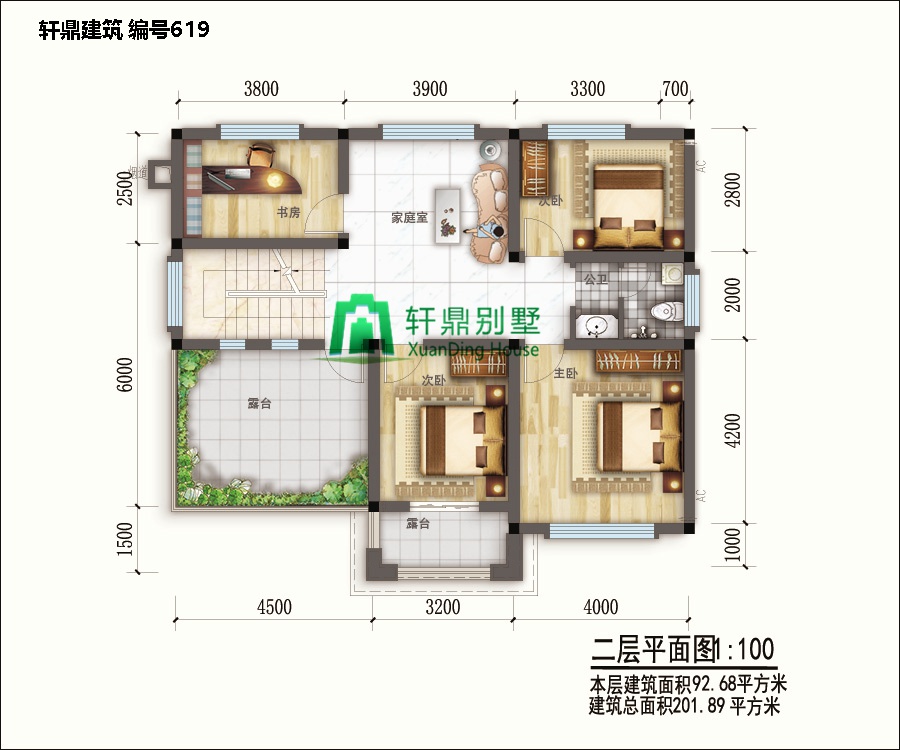 新中式二层自建别墅设计图平面,含全套完善施工图纸2.jpg 新中式二层自建别墅设计图平面,含全套完善施工图纸2.jpg