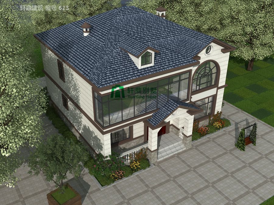 二层田园风格自建别墅设计图施工图4.jpg 二层田园风格自建别墅设计图施工图4.jpg