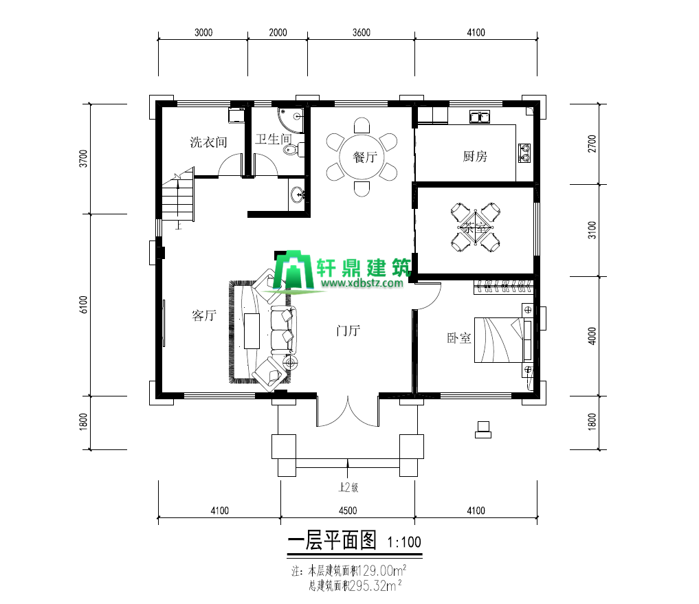 一层平面图 一层平面图