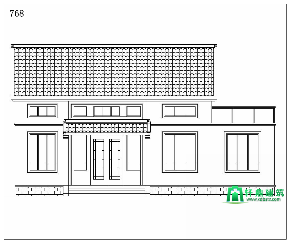 正立面图 正立面图
