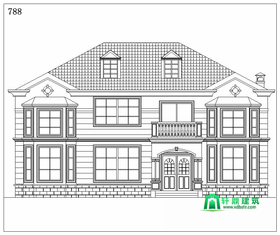 正立面图 正立面图