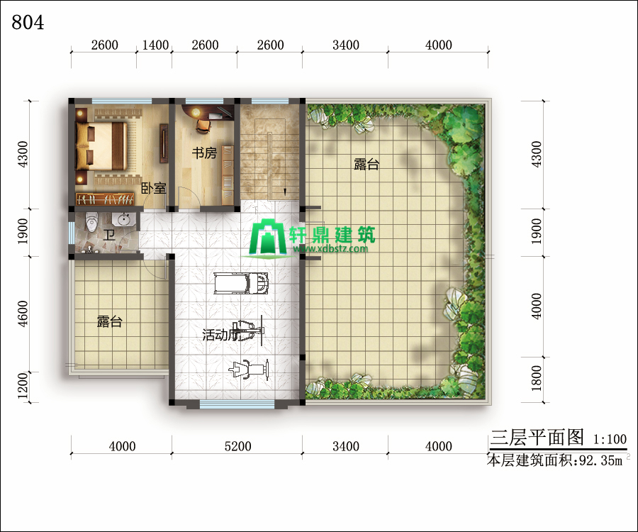 三层平面图 三层平面图