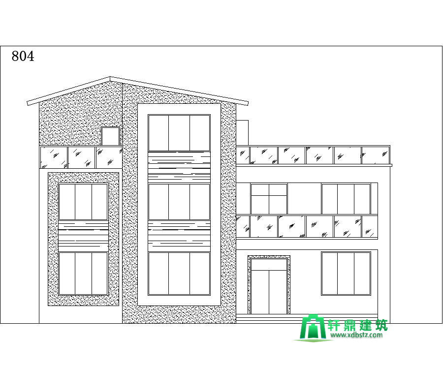 正立面图 正立面图
