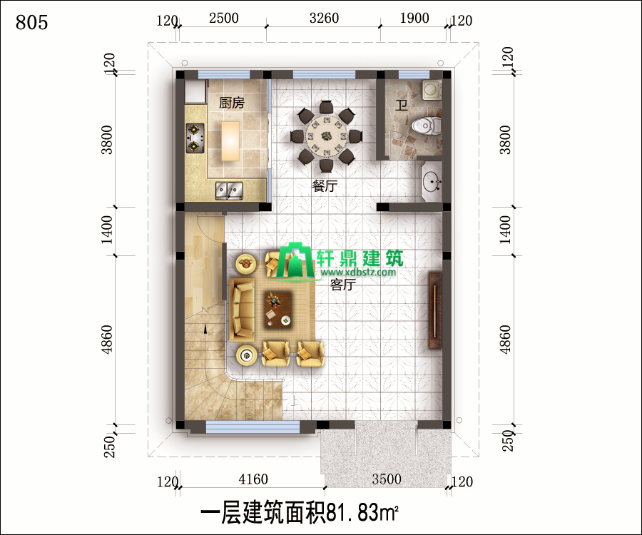 一层平面图 一层平面图