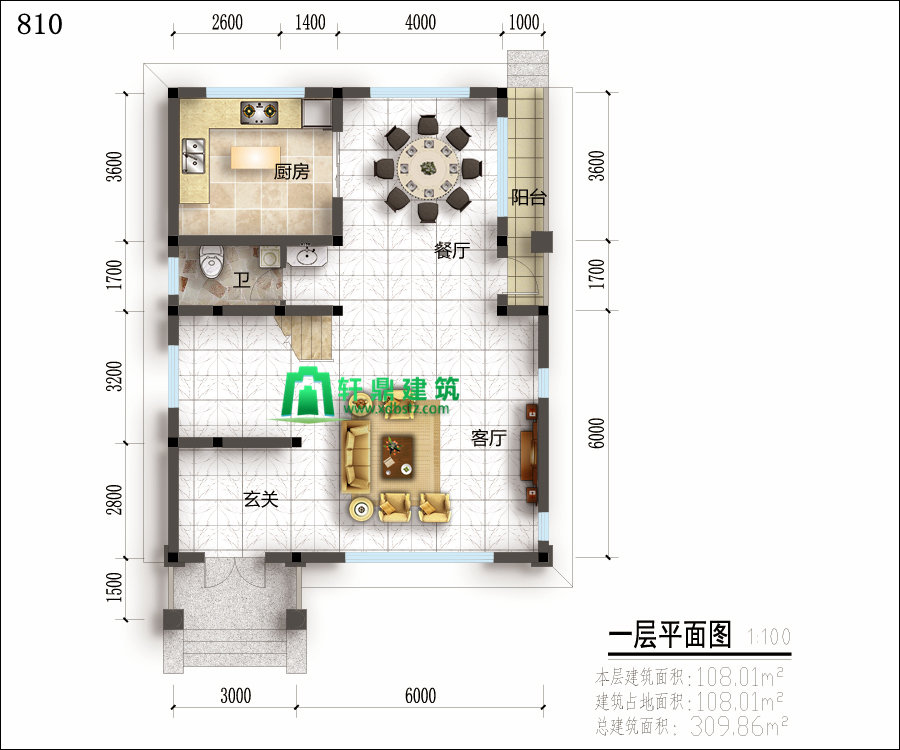 一层平面图 一层平面图
