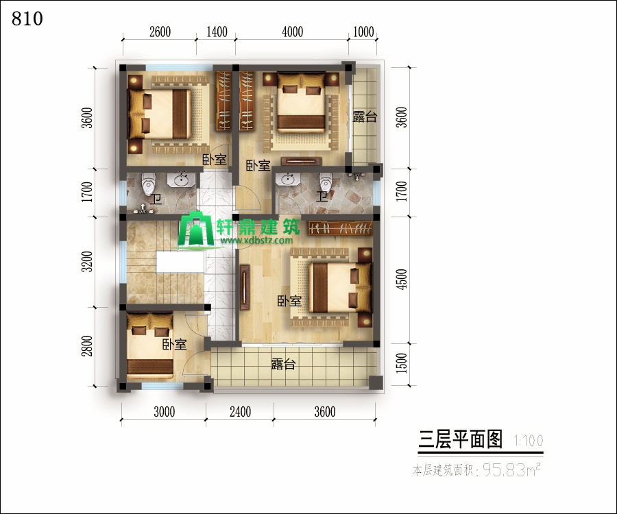 三层平面图 三层平面图