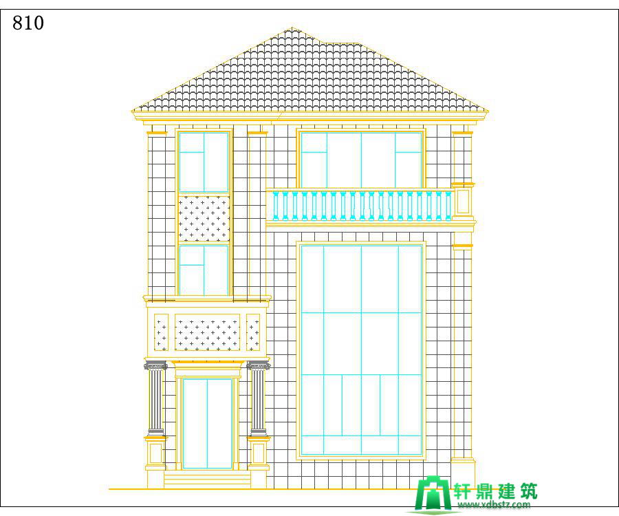 正立面图 正立面图