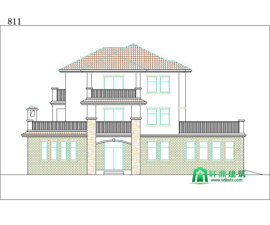 正立面图 正立面图