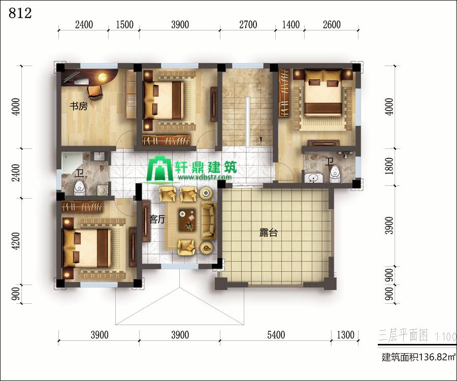 三层平面图 三层平面图