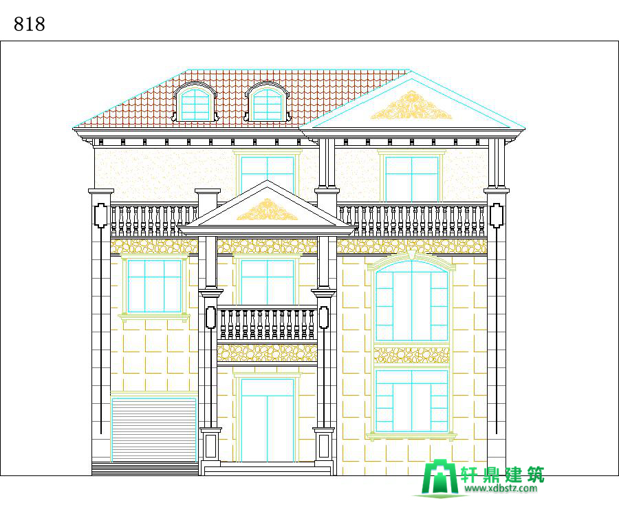 正立面图 正立面图