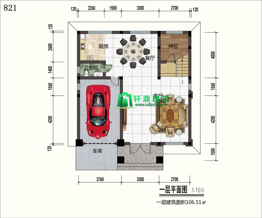 一层平面图 一层平面图