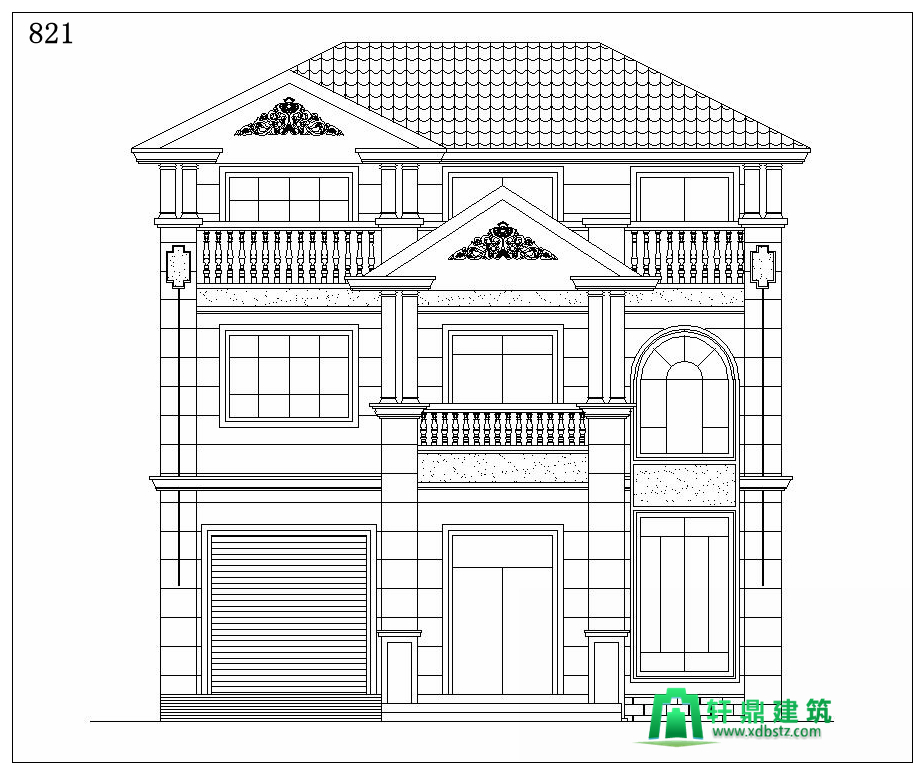 正立面图 正立面图