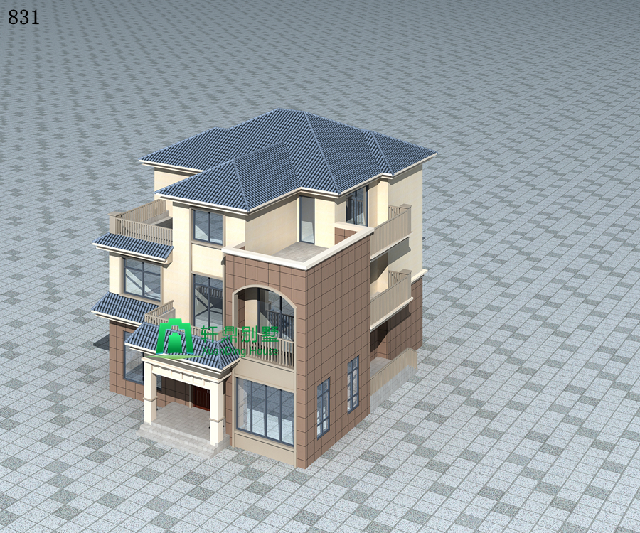 俯视效果图 俯视效果图