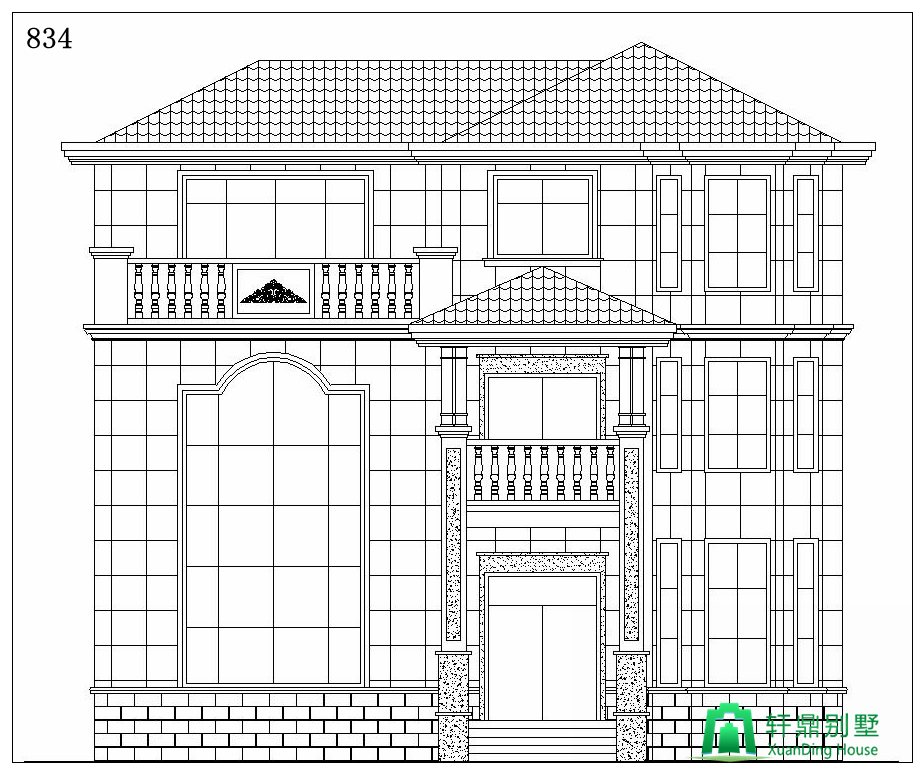 正立面图 正立面图