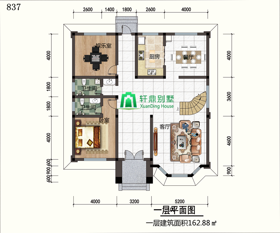一层平面图 一层平面图