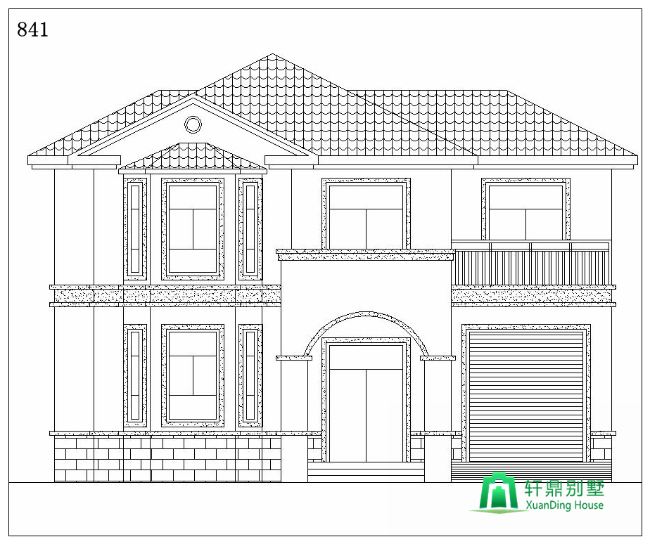 正立面图 正立面图