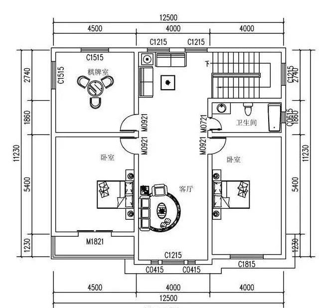 二层平面图.png 二层平面图.png