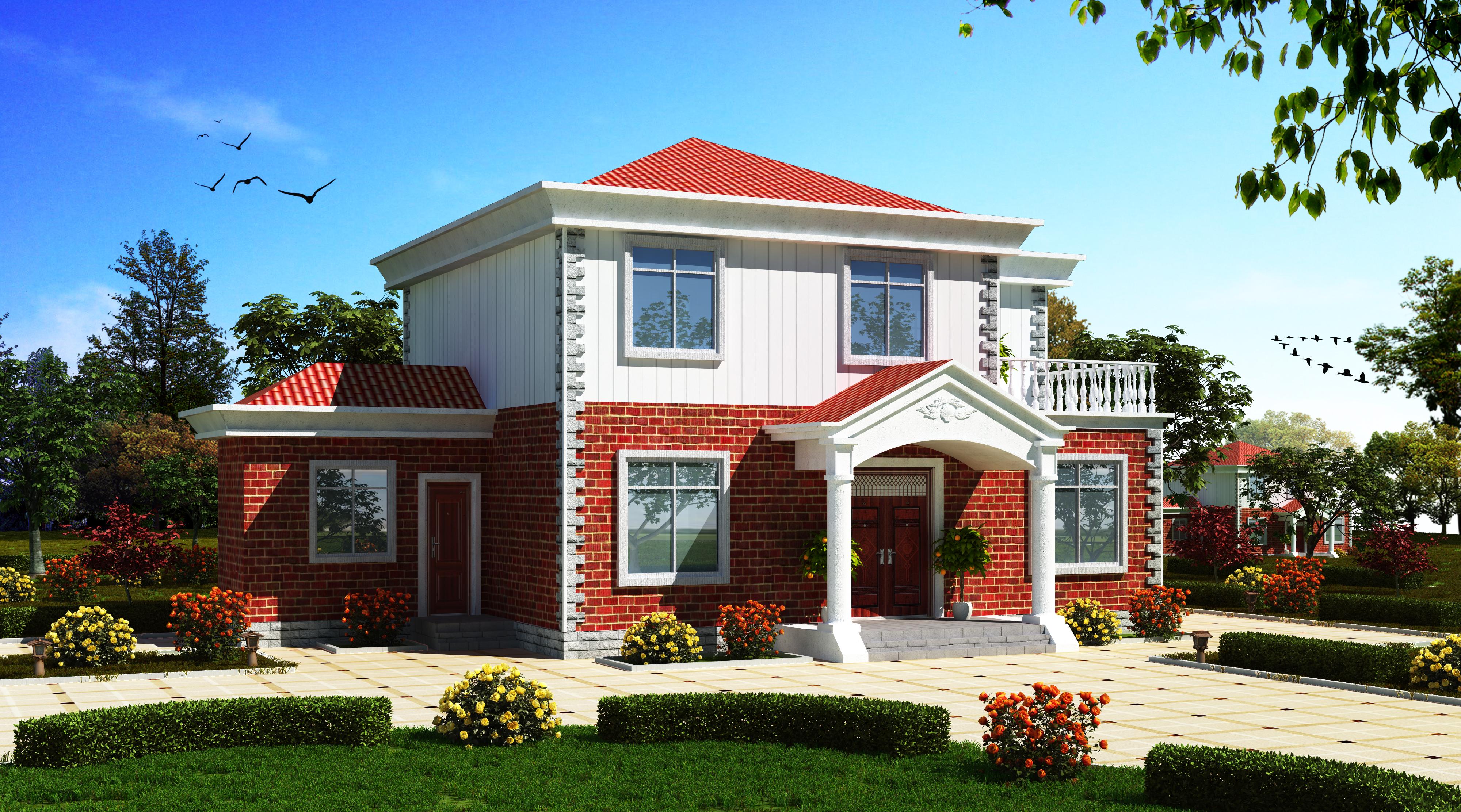 乡村二层别墅.jpg 乡村二层别墅.jpg