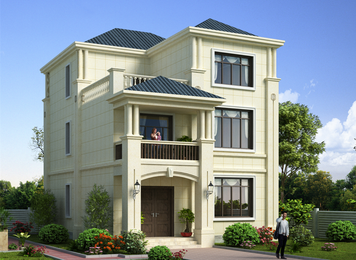 农村三层别墅设计图.jpg 农村三层别墅设计图.jpg