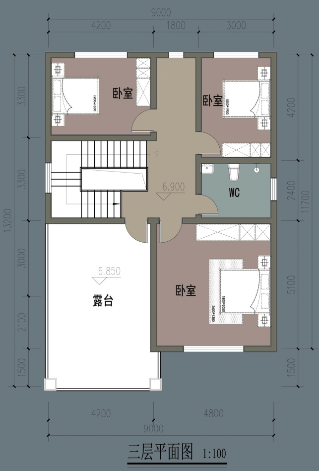 三层平面图.png 三层平面图.png