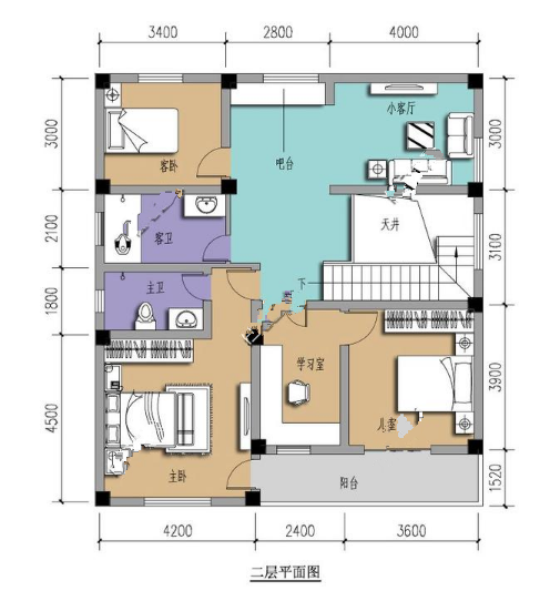 二层平面图.png 二层平面图.png