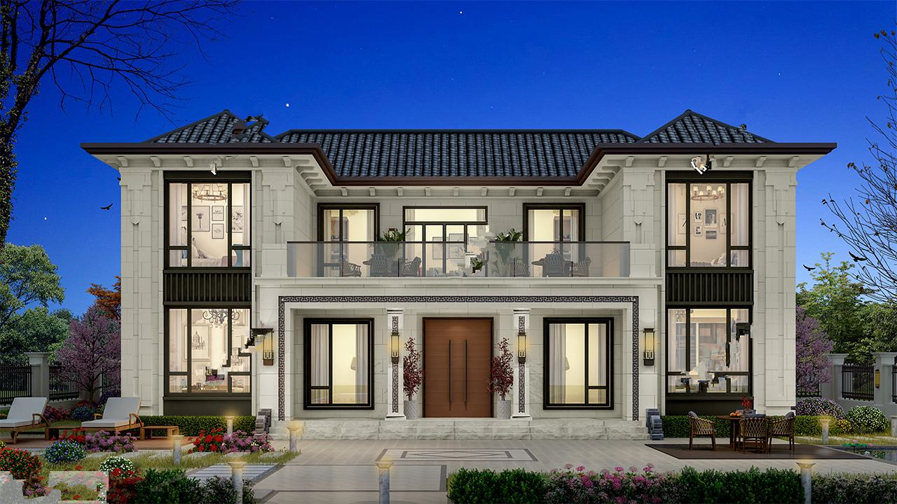 新中式二层别墅.jpg 新中式二层别墅.jpg