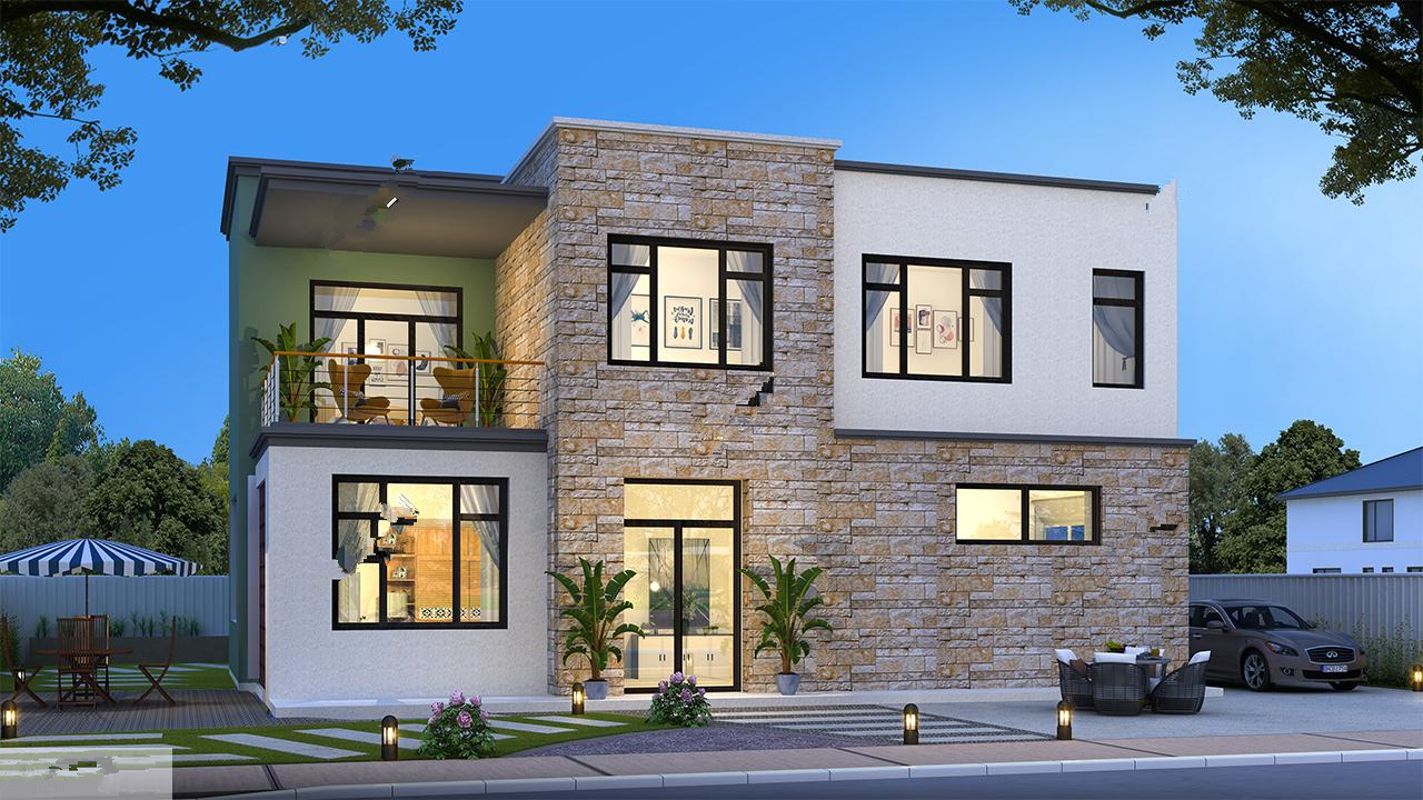 简约农村现代二层自建房设计图.jpg 简约农村现代二层自建房设计图.jpg