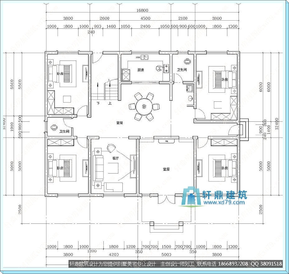 一层半房屋设计图_一层布局图