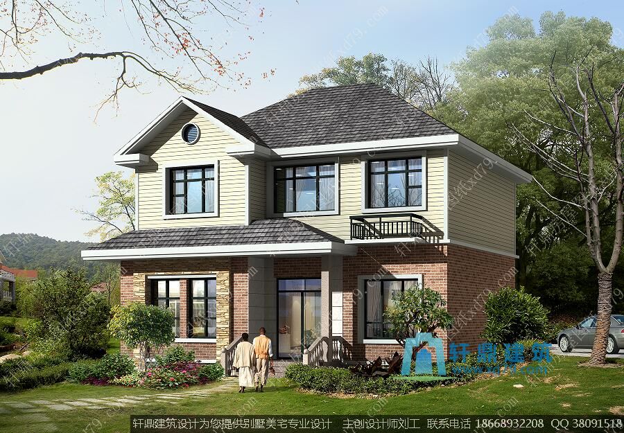 实用农村房屋设计图_效果图