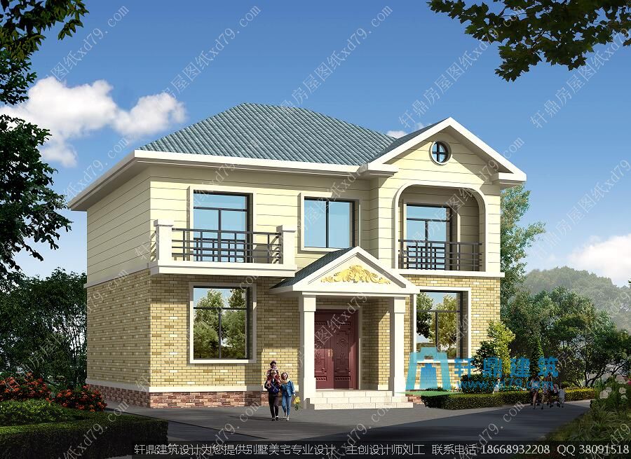 二层小别墅外观图1