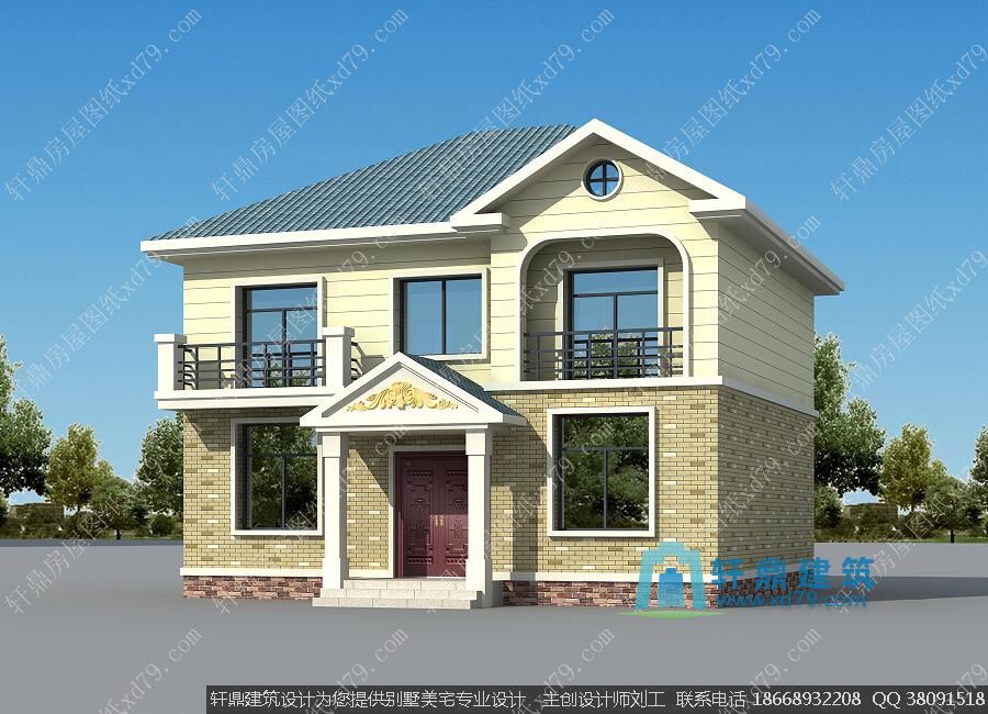 二层小别墅外观图2