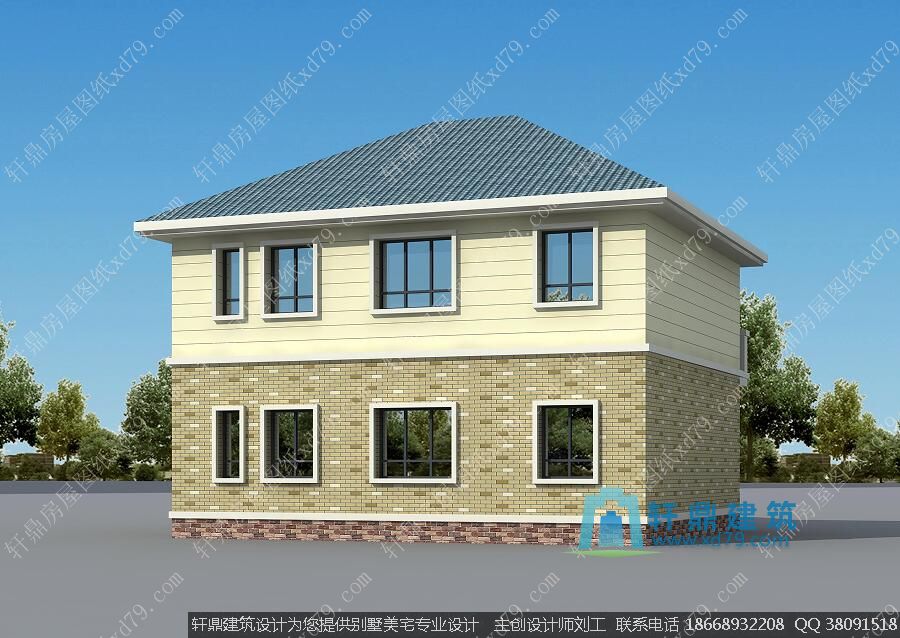 二层小别墅外观图3