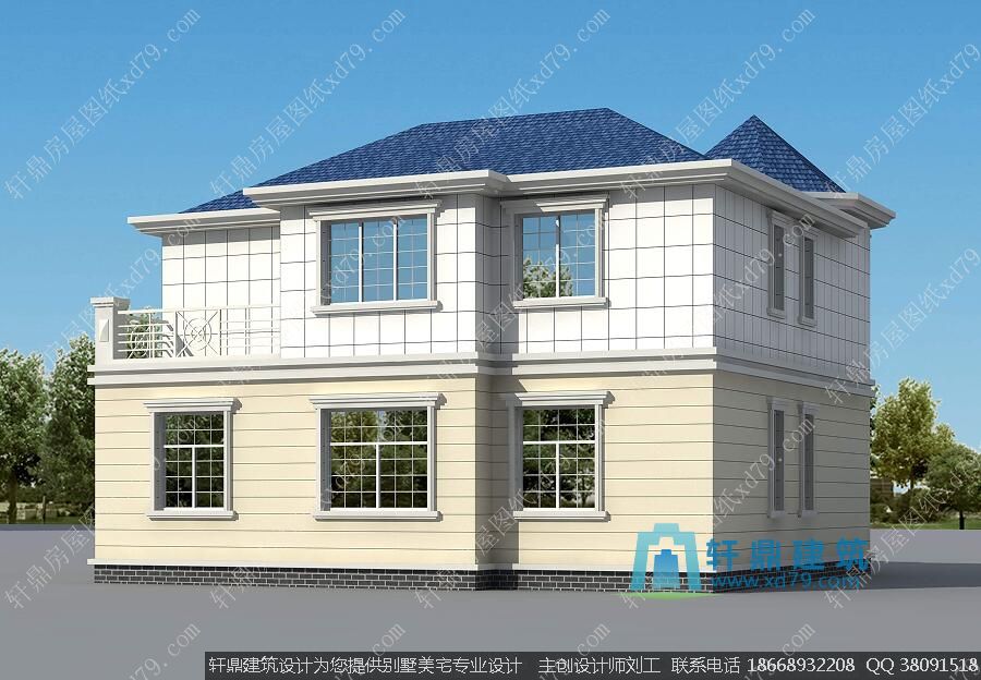 精致小别墅背面