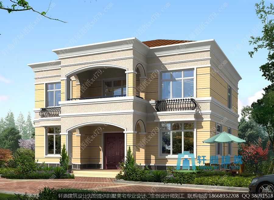 二层别墅设计图