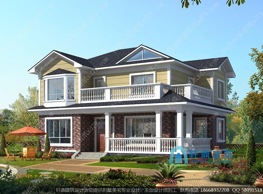 二层复式小别墅