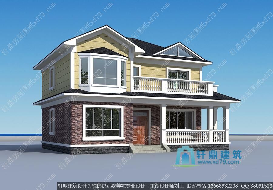 二层复式小别墅