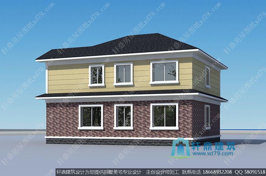 二层复式小别墅