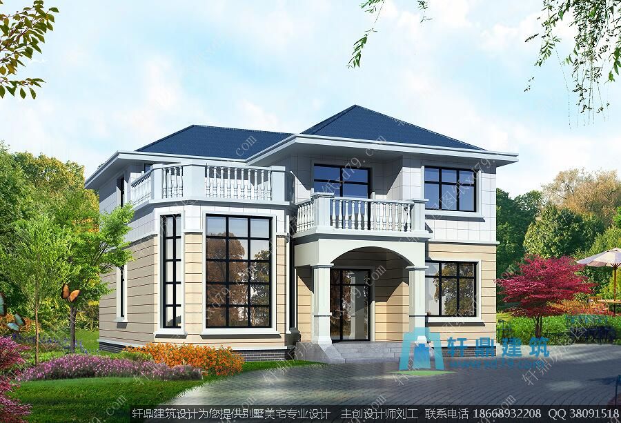 精致二层农村小别墅_样式2