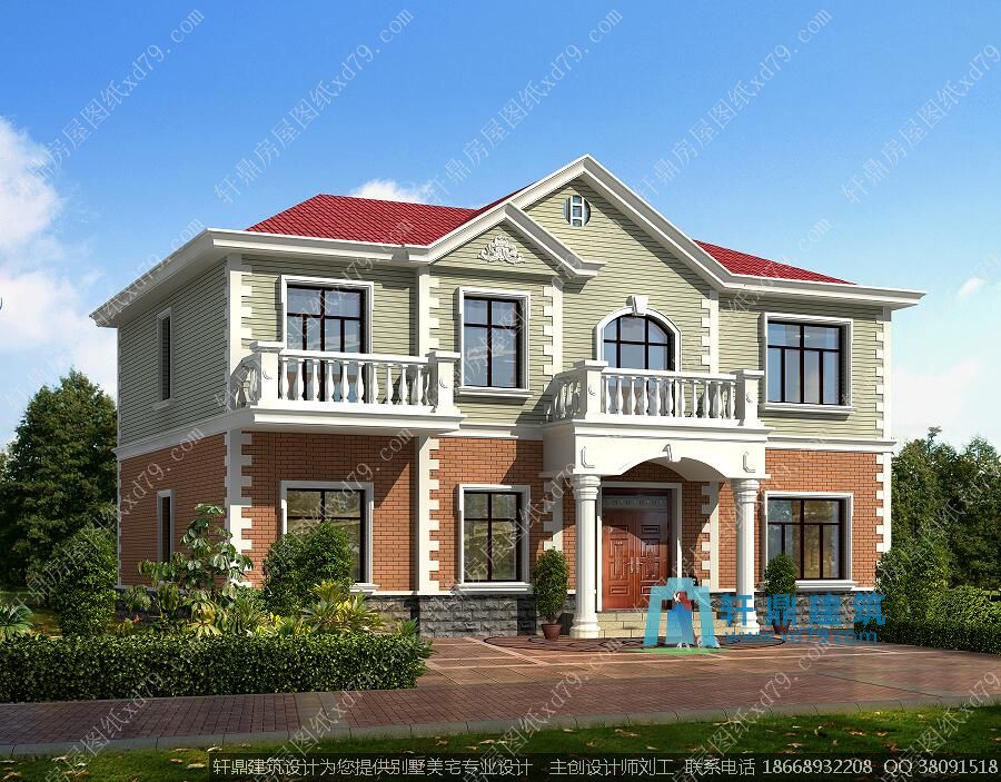 二层田园风格小别墅