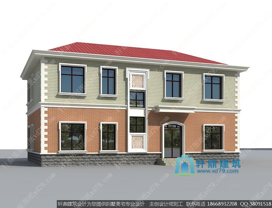 二层田园风格小别墅