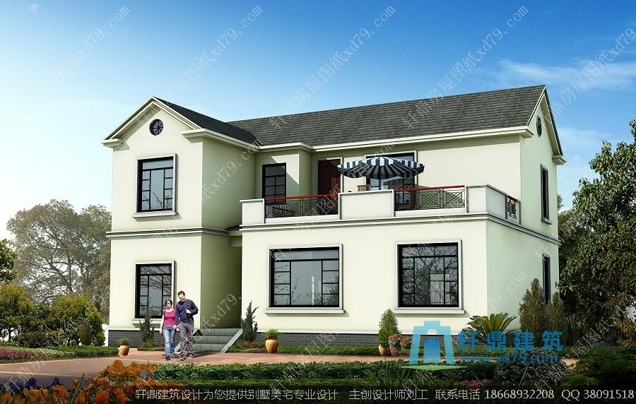 中式房屋设计外观图1